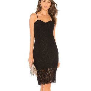 NWT Bardot Pierre Lace Dress in Black